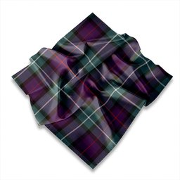ScotsTee Shop Scottish Davidson of Tulloch Weathered Tartan Pocket Square, Scarf, Handkerchief