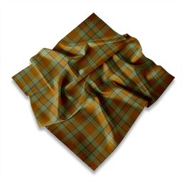 ScotsTee Shop Scottish Donachie of Brochloch Hunting Weathered Tartan Pocket Square, Scarf, Handkerchief