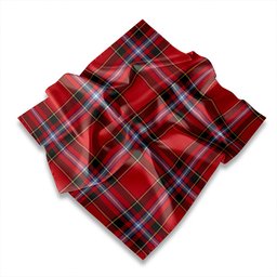 ScotsTee Shop Scottish Drummond of Fingask Modern Tartan Pocket Square, Scarf, Handkerchief