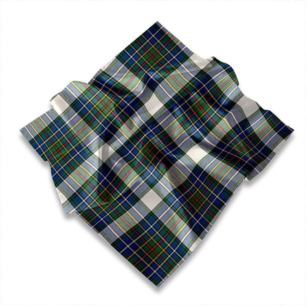 ScotsTee Shop Scottish Cockburn (Coburn) of Ormiston Dress Ancient Tartan Pocket Square, Scarf, Handkerchief