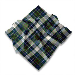 ScotsTee Shop Scottish Cockburn (Coburn) of Ormiston Dress Ancient Tartan Pocket Square, Scarf, Handkerchief