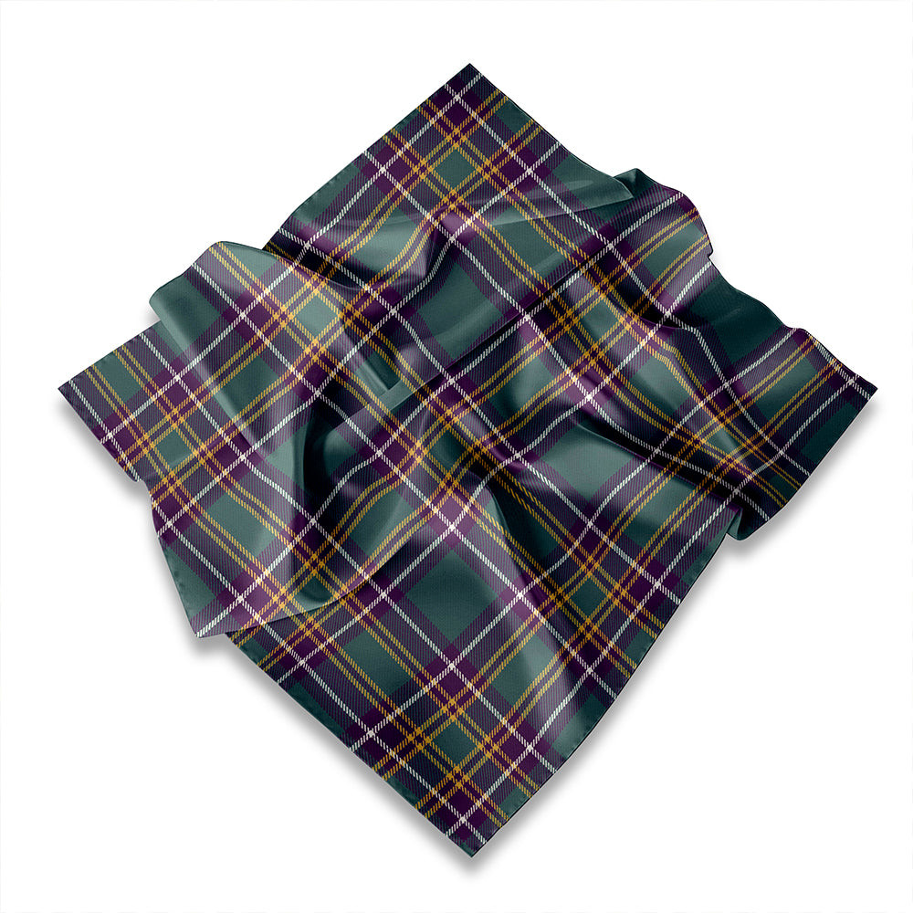 ScotsTee Shop Scottish Duke of York Hunting Modern Tartan Pocket Square, Scarf, Handkerchief