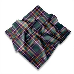ScotsTee Shop Scottish Duke of York Hunting Modern Tartan Pocket Square, Scarf, Handkerchief