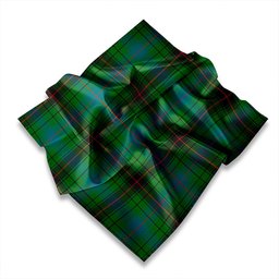 ScotsTee Shop Scottish Dalziel Weathered Tartan Pocket Square, Scarf, Handkerchief