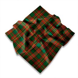 ScotsTee Shop Scottish Glennie Evelyn Rhythms of Tartan Weathered Tartan Pocket Square, Scarf, Handkerchief