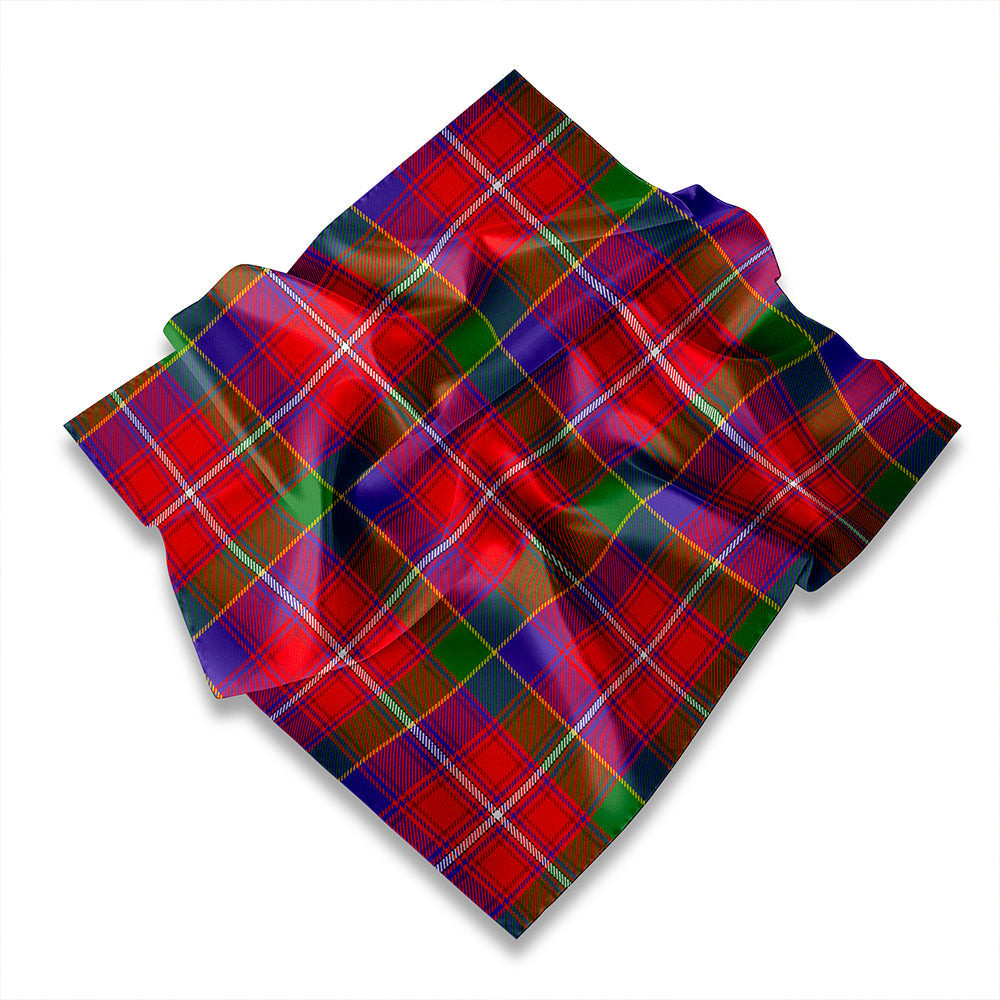ScotsTee Shop Scottish Fitzgerald Blue Ancient Tartan Pocket Square, Scarf, Handkerchief