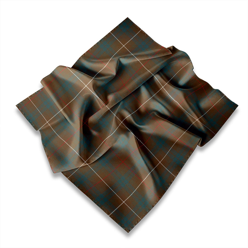 ScotsTee Shop Scottish Fraser Green Modern Tartan Pocket Square, Scarf, Handkerchief