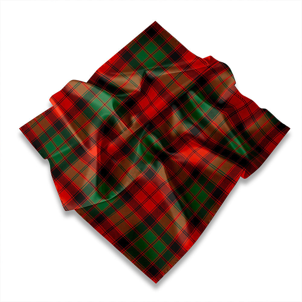 ScotsTee Shop Scottish Fraser Isabella Weathered Tartan Pocket Square, Scarf, Handkerchief