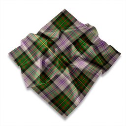 ScotsTee Shop Scottish Fiddes Rock and Wheel Ancient Tartan Pocket Square, Scarf, Handkerchief