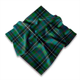 ScotsTee Shop Scottish Graham Red Dress Modern Tartan Pocket Square, Scarf, Handkerchief