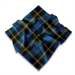 ScotsTee Shop Scottish Erskine Weathered Tartan Pocket Square, Scarf, Handkerchief
