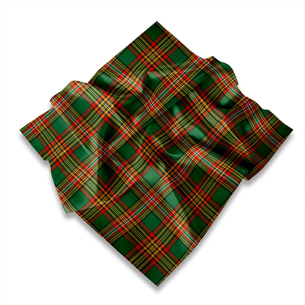 ScotsTee Shop Scottish Glennie Evelyn Rhythms of Tartan Modern Tartan Pocket Square, Scarf, Handkerchief