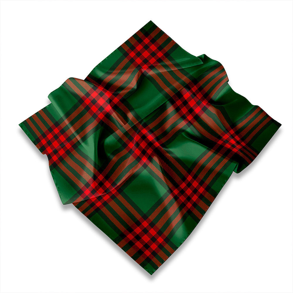 ScotsTee Shop Scottish Gillies Weathered Tartan Pocket Square, Scarf, Handkerchief