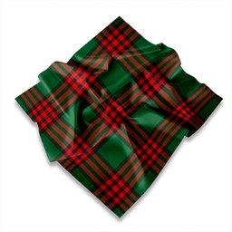 ScotsTee Shop Scottish Gillies Weathered Tartan Pocket Square, Scarf, Handkerchief