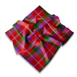 ScotsTee Shop Scottish Firth of Tay (Gillies Dress) Weathered Tartan Pocket Square, Scarf, Handkerchief