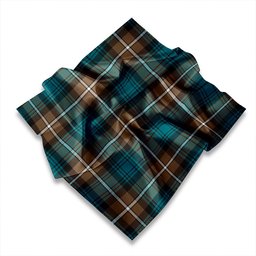 ScotsTee Shop Scottish Forbes 1842 Ancient Tartan Pocket Square, Scarf, Handkerchief