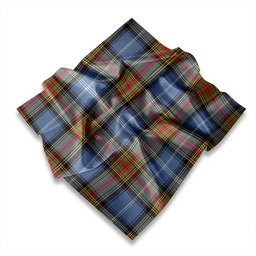 ScotsTee Shop Scottish Erskine Purple Tartan Pocket Square, Scarf, Handkerchief
