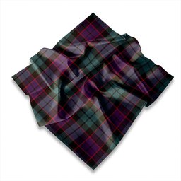 ScotsTee Shop Scottish Fulton 1999 Modern Tartan Pocket Square, Scarf, Handkerchief