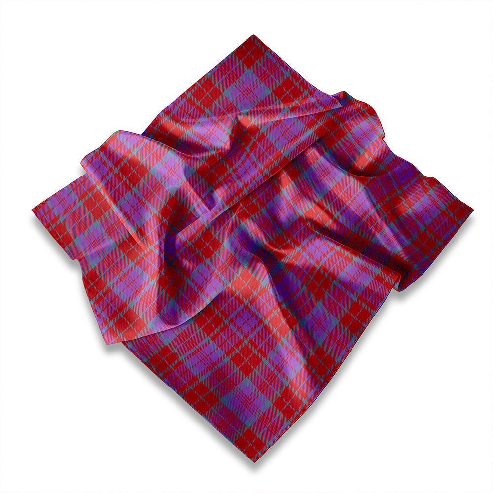 ScotsTee Shop Scottish Fraser of Altyre Weathered Tartan Pocket Square, Scarf, Handkerchief