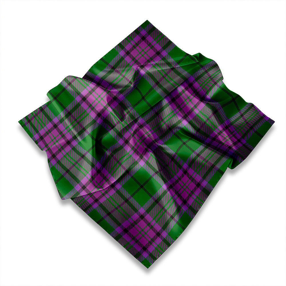 ScotsTee Shop Scottish Gammell Weathered Tartan Pocket Square, Scarf, Handkerchief