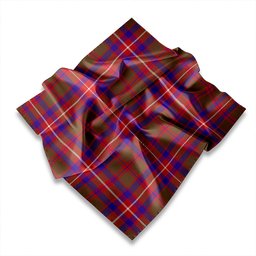 ScotsTee Shop Scottish Gayre Modern Tartan Pocket Square, Scarf, Handkerchief