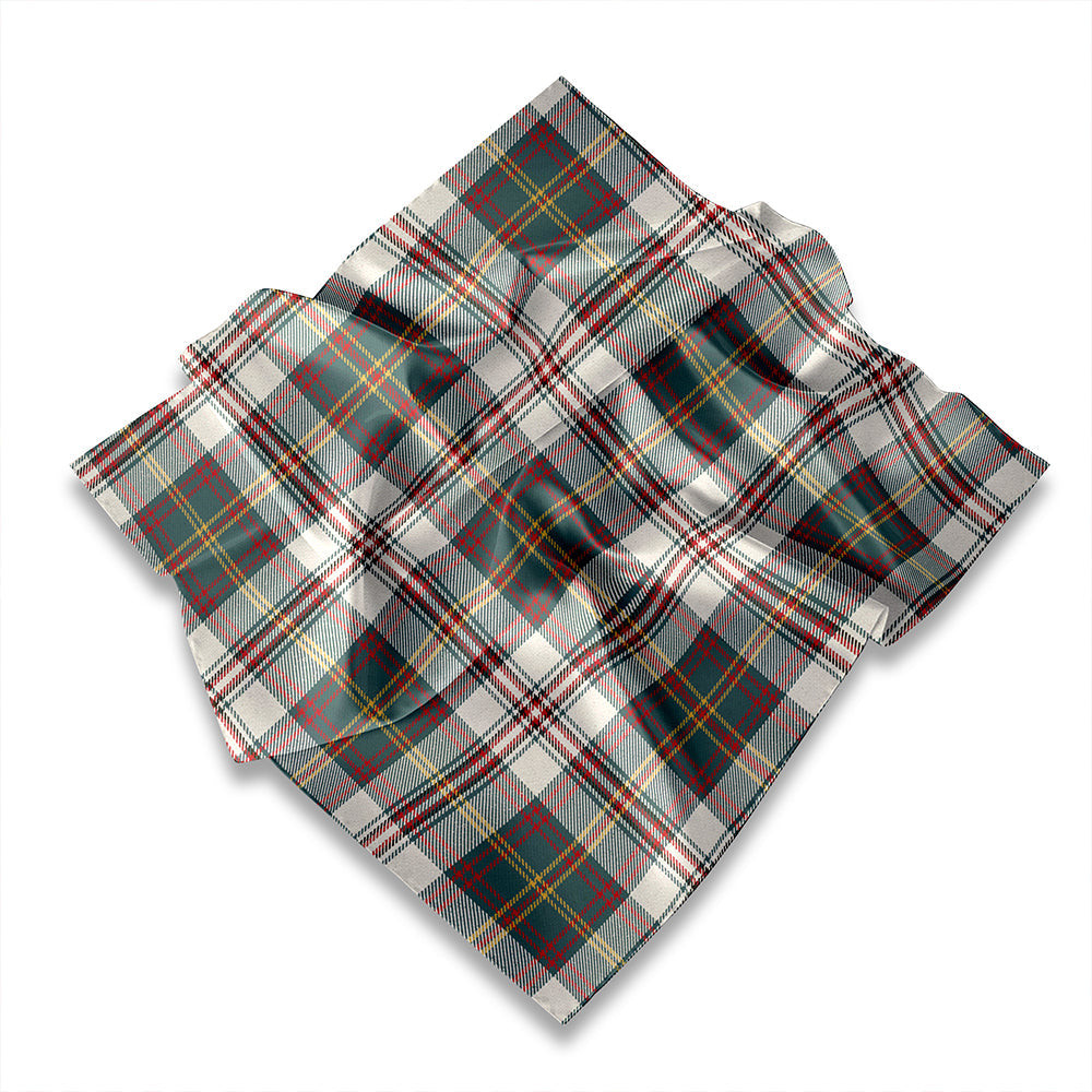 ScotsTee Shop Scottish Hay and Leith Modern Tartan Pocket Square, Scarf, Handkerchief