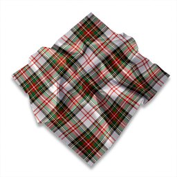 ScotsTee Shop Scottish Haughdale Weathered Tartan Pocket Square, Scarf, Handkerchief