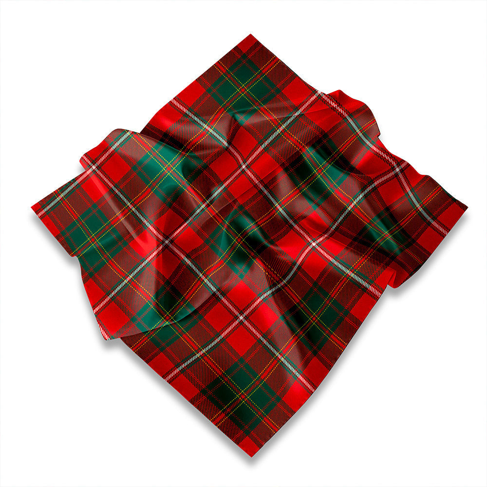 ScotsTee Shop Scottish Hay Dress Weathered Tartan Pocket Square, Scarf, Handkerchief