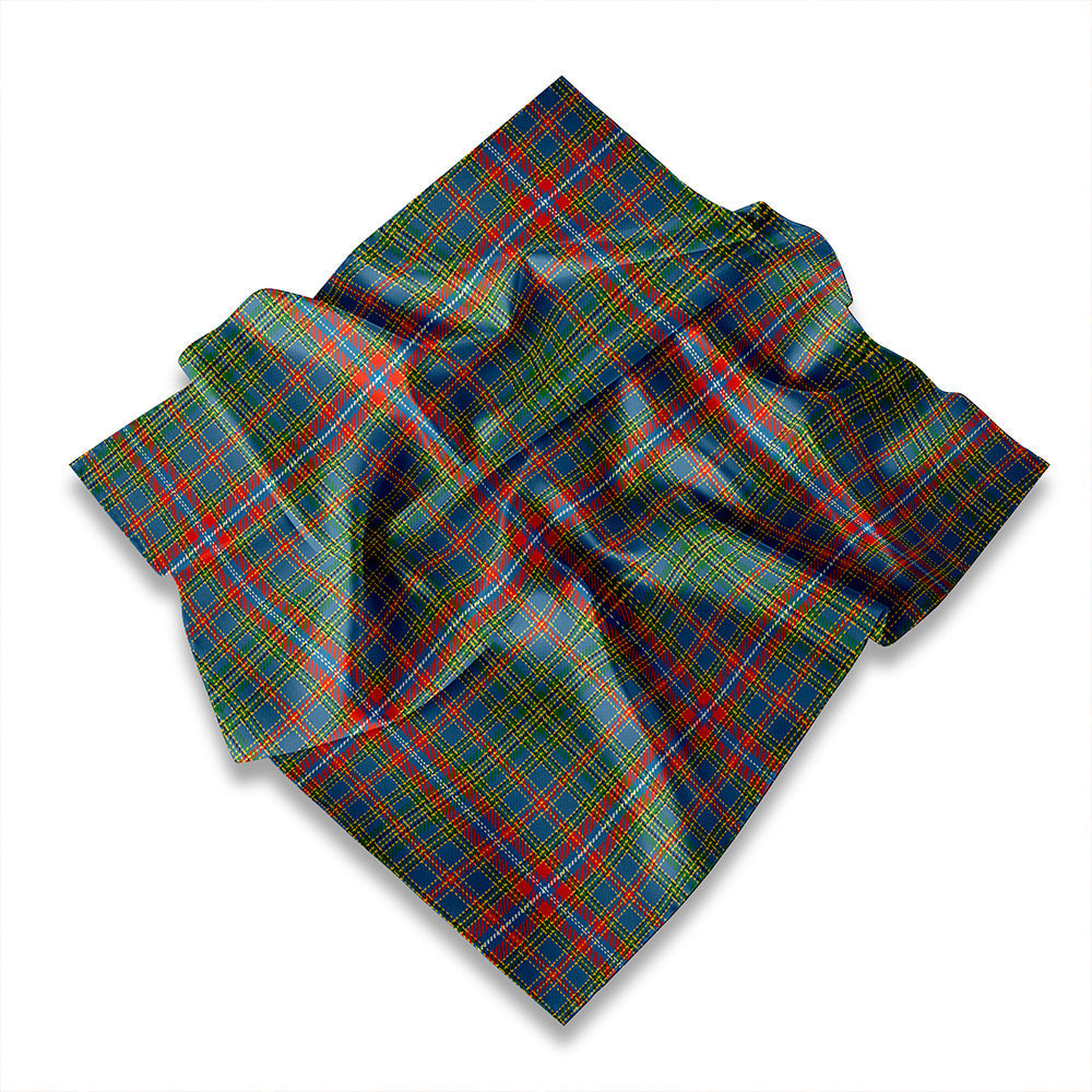 ScotsTee Shop Scottish Hebridean Dress Arisaid Red Weathered Tartan Pocket Square, Scarf, Handkerchief