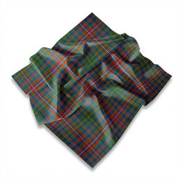 ScotsTee Shop Scottish Hebridean Dress Arisaid Red Weathered Tartan Pocket Square, Scarf, Handkerchief