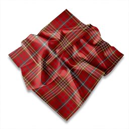 ScotsTee Shop Scottish Hebridean Inner Hebrides Modern Tartan Pocket Square, Scarf, Handkerchief