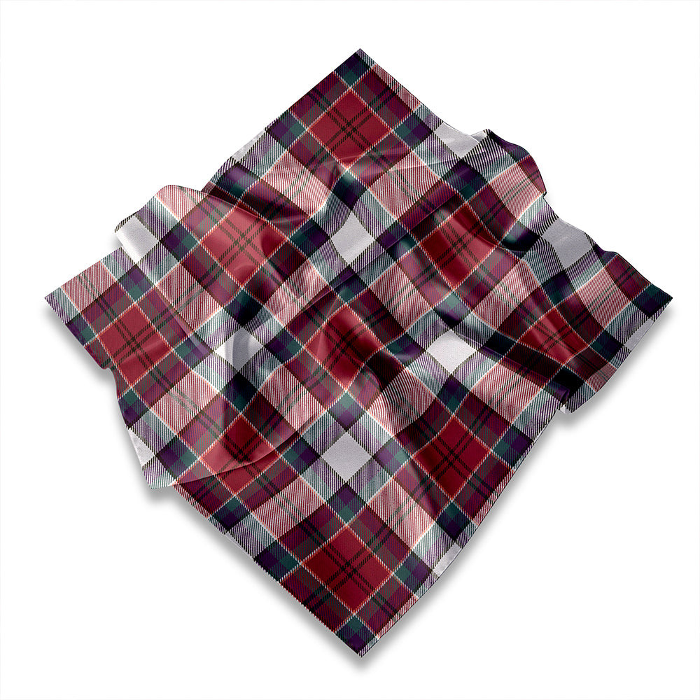 ScotsTee Shop Scottish Hebridean Dress Arisaid Blue Modern Tartan Pocket Square, Scarf, Handkerchief