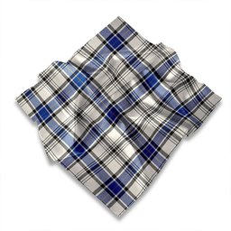 ScotsTee Shop Scottish Hanna of Stirlingshire Weathered Tartan Pocket Square, Scarf, Handkerchief