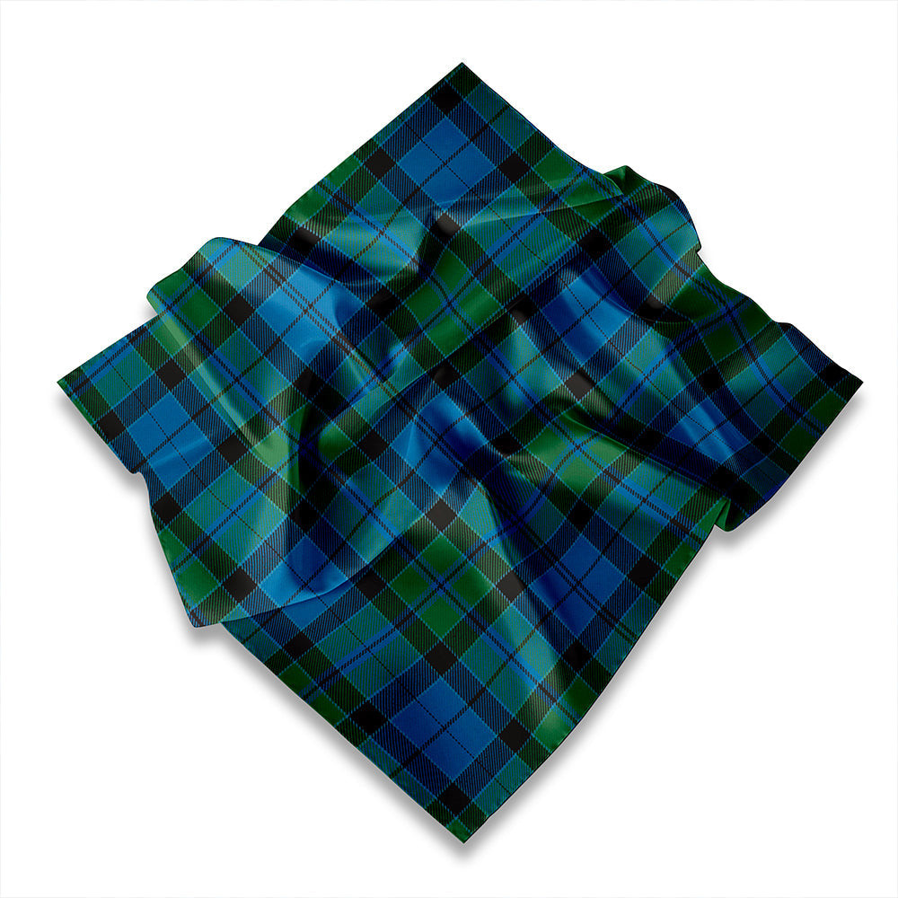 ScotsTee Shop Scottish Hebridean Inner Hebrides Weathered Tartan Pocket Square, Scarf, Handkerchief