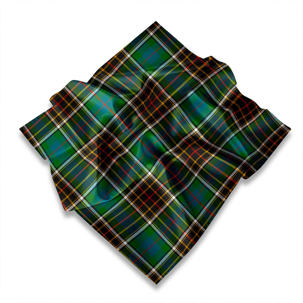 ScotsTee Shop Scottish Highfield Hunting Modern Tartan Pocket Square, Scarf, Handkerchief