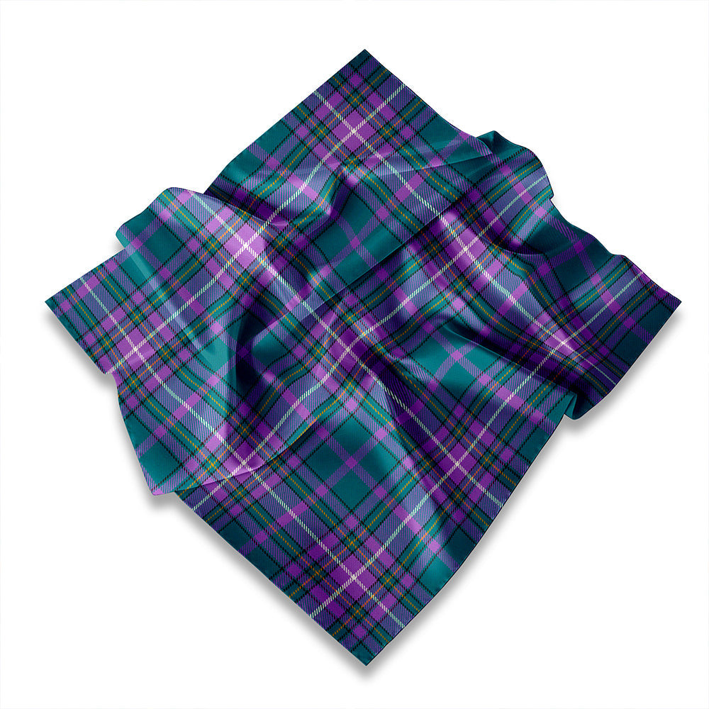 ScotsTee Shop Scottish Hebrides South Uist #03 Ancient Tartan Pocket Square, Scarf, Handkerchief