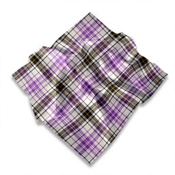 ScotsTee Shop Scottish Henderson Dress #3 (MacKendrick Dress #3) Weathered Tartan Pocket Square, Scarf, Handkerchief