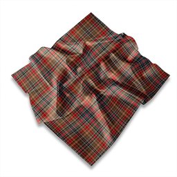 ScotsTee Shop Scottish Hunter of Peebleshire Modern Tartan Pocket Square, Scarf, Handkerchief
