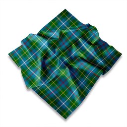 ScotsTee Shop Scottish Hope Vere Weathered Tartan Pocket Square, Scarf, Handkerchief