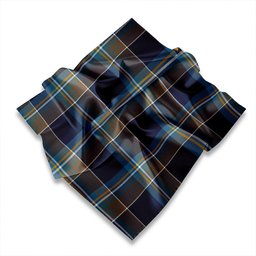 ScotsTee Shop Scottish Holyrood Chair Weathered Tartan Pocket Square, Scarf, Handkerchief