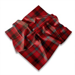 ScotsTee Shop Scottish Hebrides South Uist #01 Modern Tartan Pocket Square, Scarf, Handkerchief