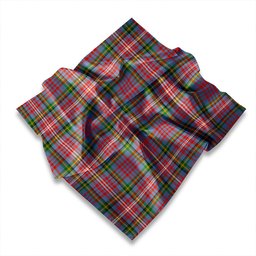 ScotsTee Shop Scottish Hutcheson Weathered Tartan Pocket Square, Scarf, Handkerchief