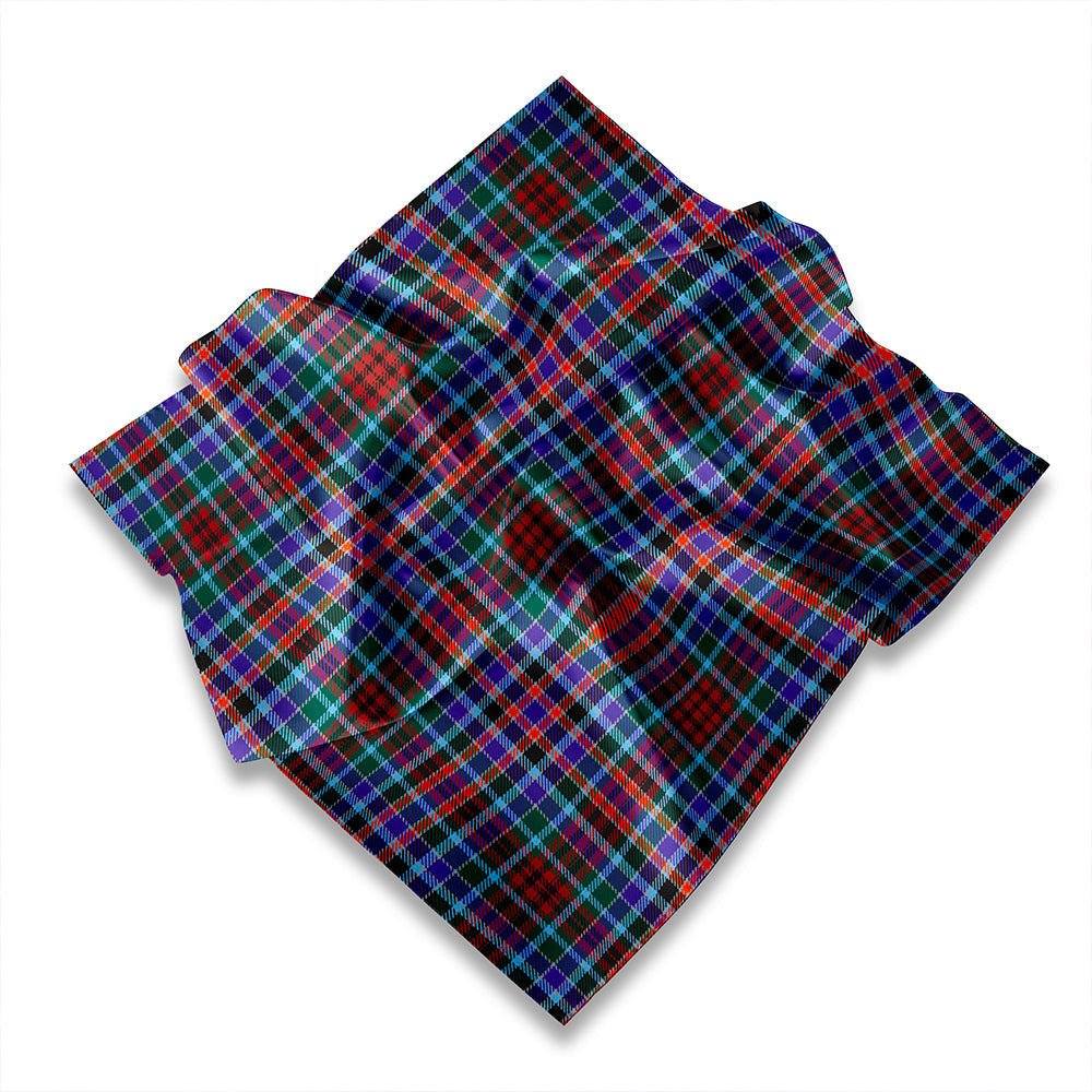 ScotsTee Shop Scottish Huntly District #2 Weathered Tartan Pocket Square, Scarf, Handkerchief