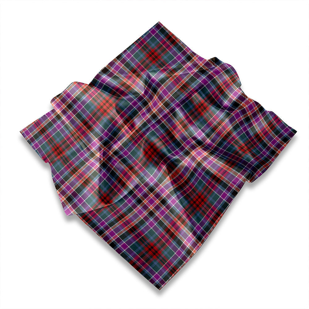 ScotsTee Shop Scottish Huntly Gordon Gathering 2000 Weathered Tartan Pocket Square, Scarf, Handkerchief