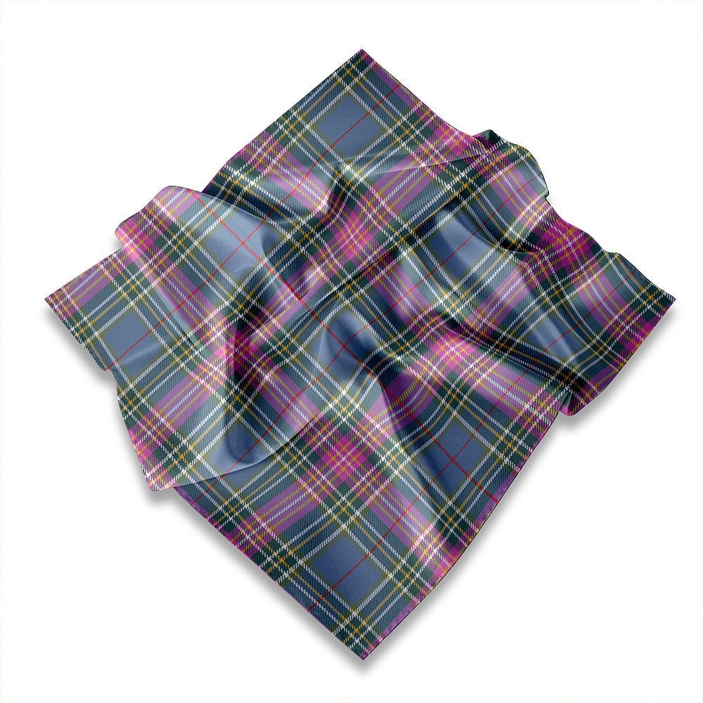 ScotsTee Shop Scottish Irvine of Glentulchan Weathered Tartan Pocket Square, Scarf, Handkerchief