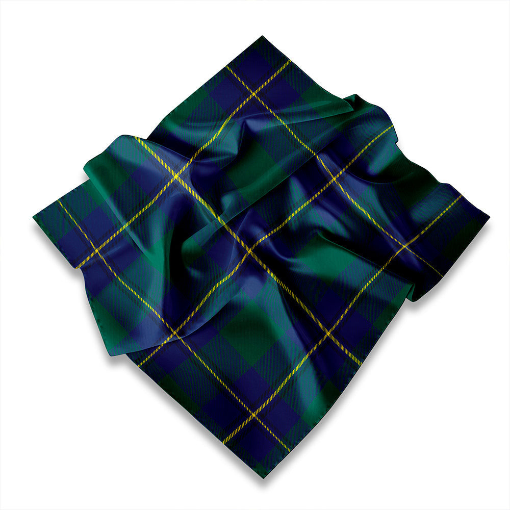 ScotsTee Shop Scottish Inverness Hunting (Inverness Duke of York #2) Weathered Tartan Pocket Square, Scarf, Handkerchief