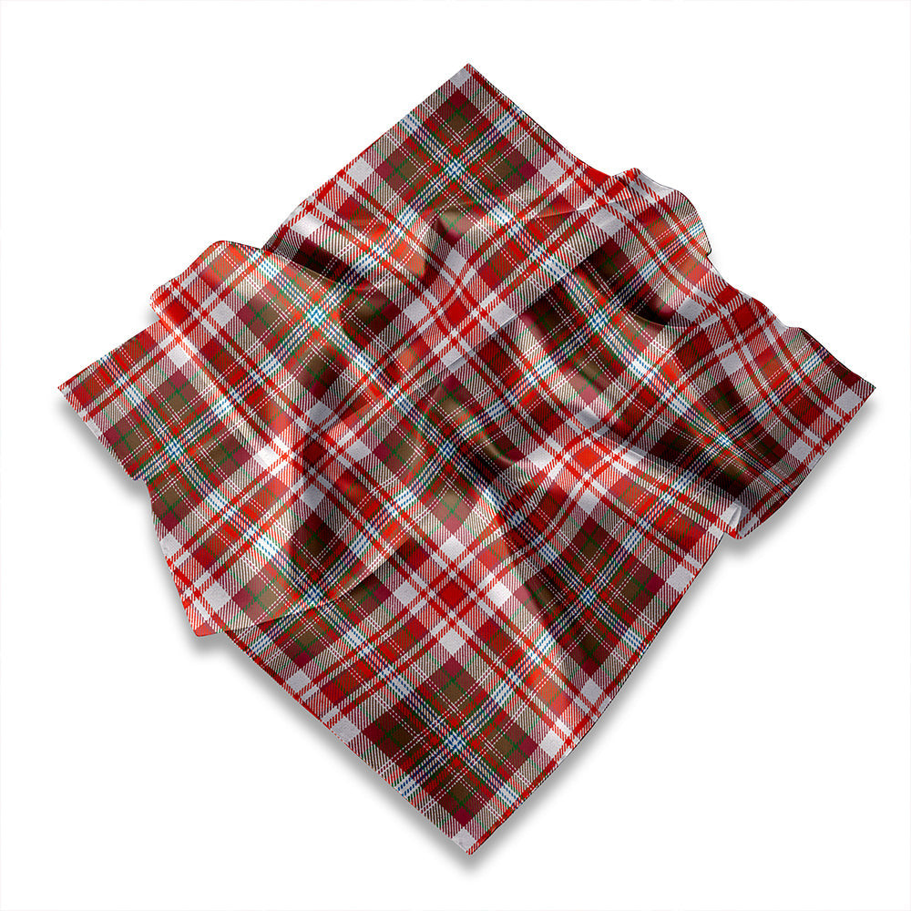 ScotsTee Shop Scottish Jacobite Dress #2 Ancient Tartan Pocket Square, Scarf, Handkerchief