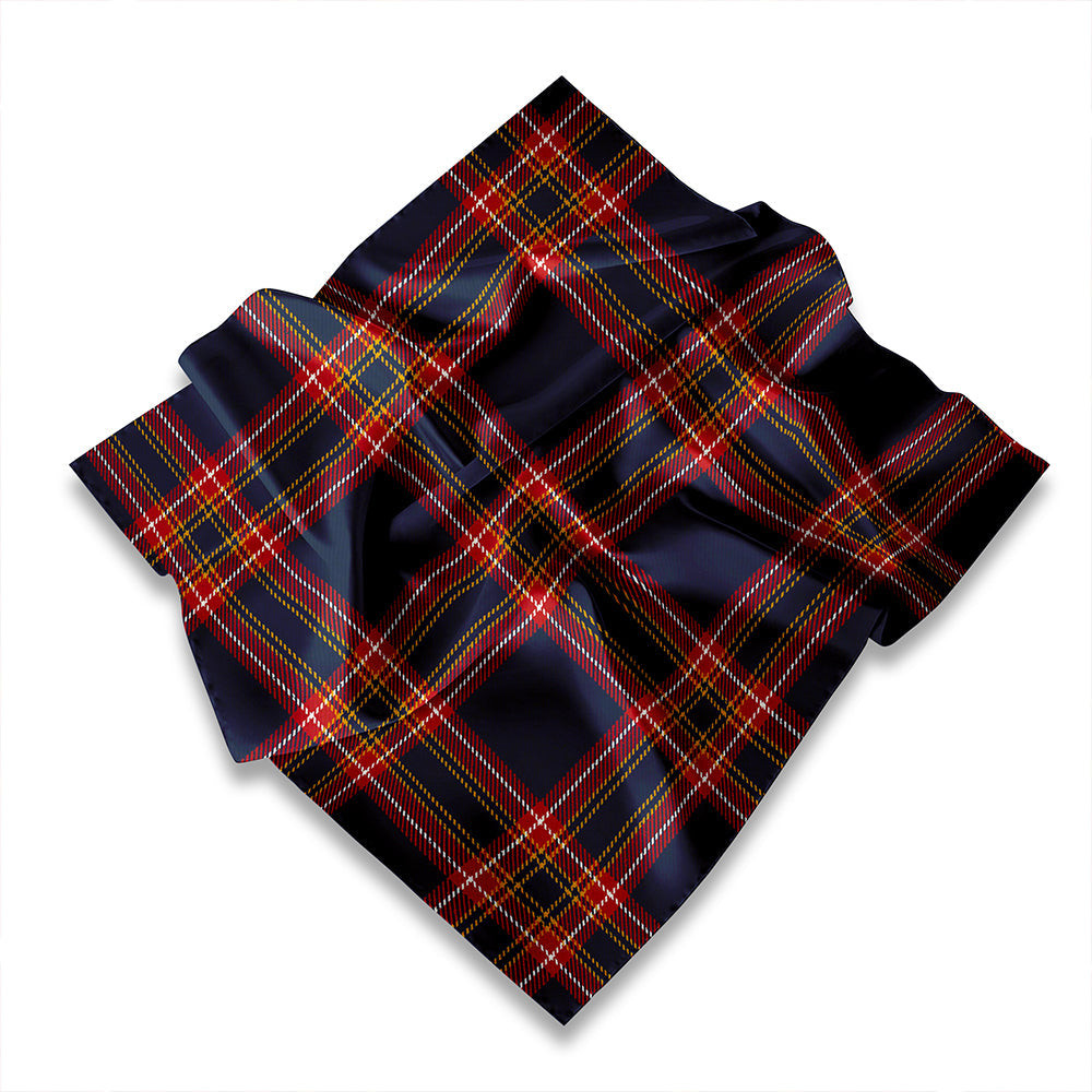 ScotsTee Shop Scottish Inverness District (Inverness Earl of Inverness) Ancient Tartan Pocket Square, Scarf, Handkerchief