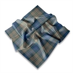ScotsTee Shop Scottish Isle of Man Manx #2 Weathered Tartan Pocket Square, Scarf, Handkerchief