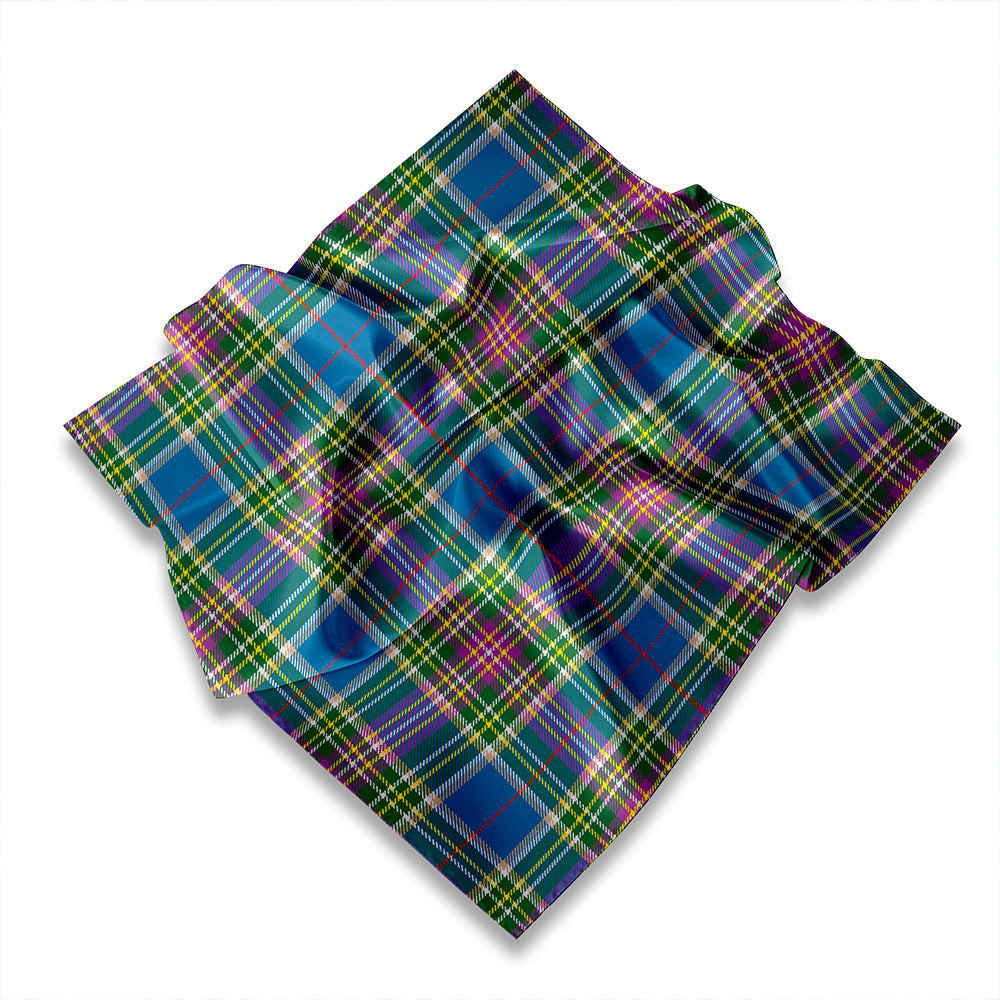 ScotsTee Shop Scottish Irvine of Glentulchan Modern Tartan Pocket Square, Scarf, Handkerchief